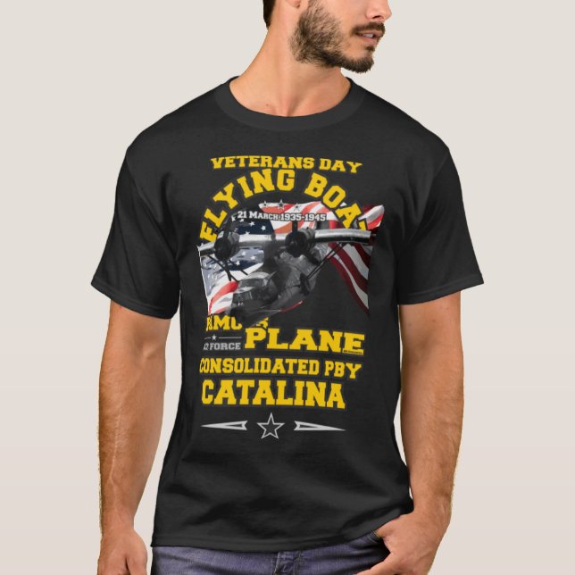 Konsoliderad PBY Catalina-flygbåt T-Shirt (Framsida)