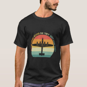 Konsoliderat B-24 Liberator Världskrig 2 Bomber Lu T Shirt