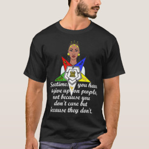 Könsordning för Östra Star OES-citatet Ge uppåt T Shirt