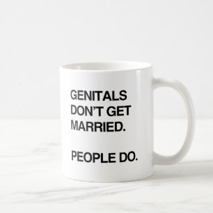 KÖNSORGAN GIFTAR SIG INTE. MÄNNISKOR GÖR.png Kaffemugg