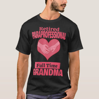 Könspensionerad Paraprofessionell Grandma Pension T Shirt