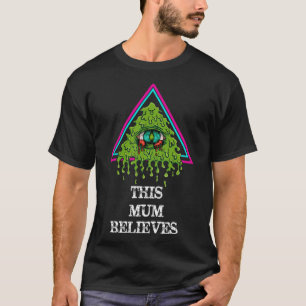 Konspirationen Morsa Tro Fantastisk Illuminati T Shirt