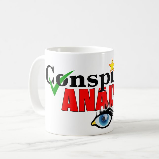 Konspirationsanalytiker Kaffemugg (Framsida vänster)