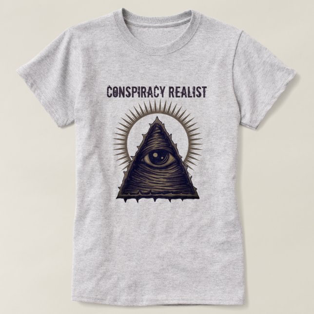 Konspirationsrealist T Shirt (Design framsida)