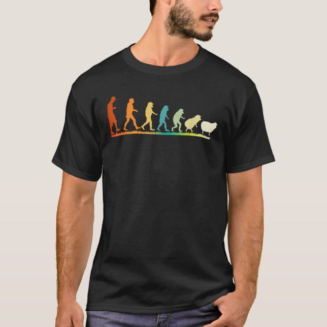 Konspirationsteoretiker Får Mänsklig Evolution Vak T Shirt (Framsida)