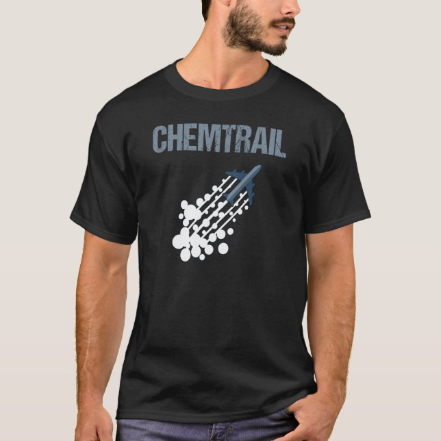 Konspirationsteori Chemtrail T Shirt (Framsida)