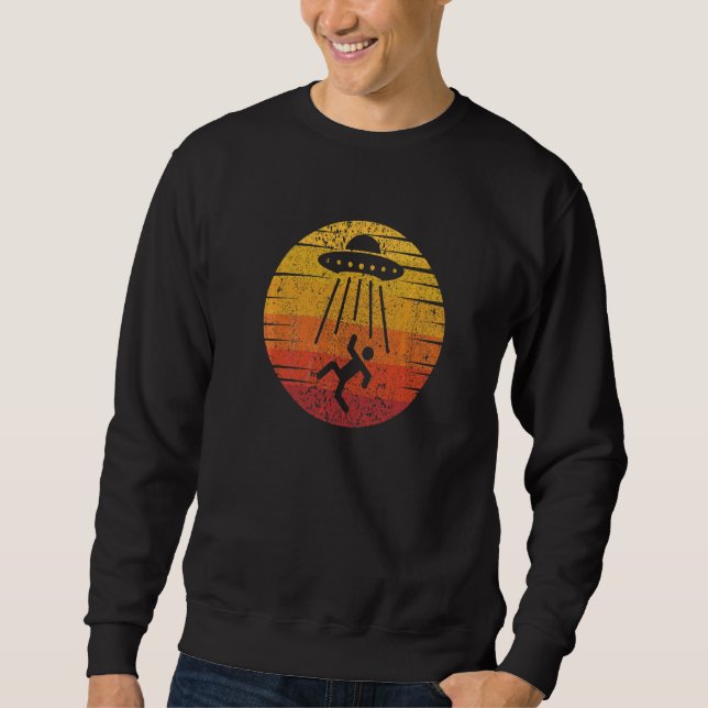 Konspirationsteori Utomjording UFO Konspirationste Lång Ärmad Tröja (Framsida)