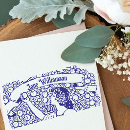 Könsplockäpplen Självfärgande Stämpel