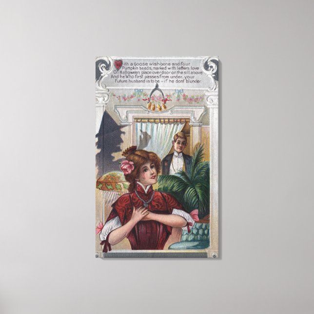 Könspolar på sidan canvastryck (Framsida)