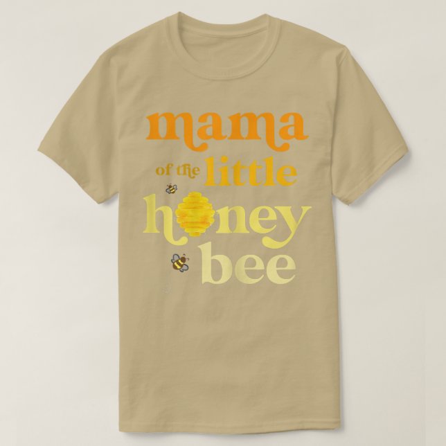 Könsproducerande Mamma av honungsbin, födelsedagsd T Shirt (Design framsida)