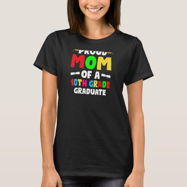 Könsprofet Mamma i 10:e Klass Student T Shirt (Framsida)