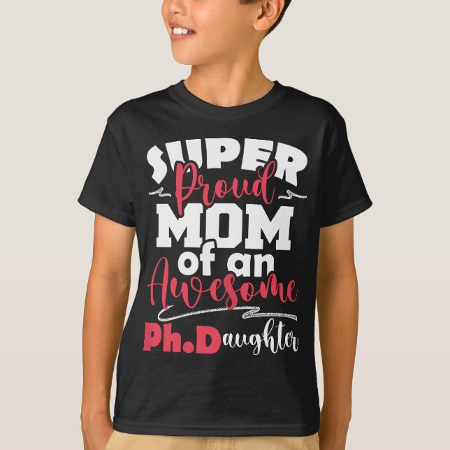 Könsprofeter Mamma i Ph.daughn - PhD Student Ph. T Shirt (Framsida)