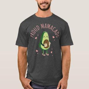 Könsproud Mamacado Baby Shower Gravid Morsa Avo T Shirt