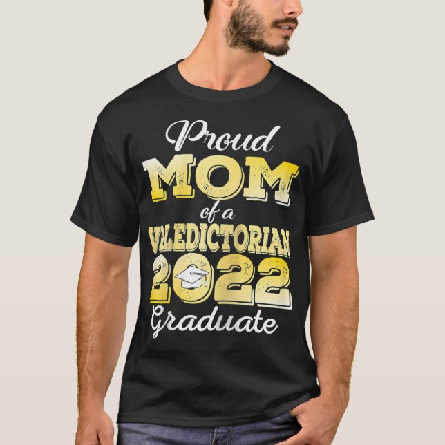 Könsproud Mamma av 2022 Student Valediktorian  T Shirt (Framsida)