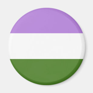Könsqueer Flagga HBTQ Magnet