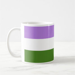 Könsqueer-prideflagga Kaffemugg