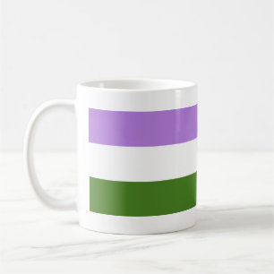 Könsqueer-prideflagga Kaffemugg
