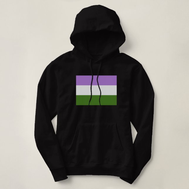 Könsqueer stoltighetsflagga t shirt (Design framsida)