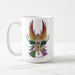 Könsqueerälva Kaffemugg
