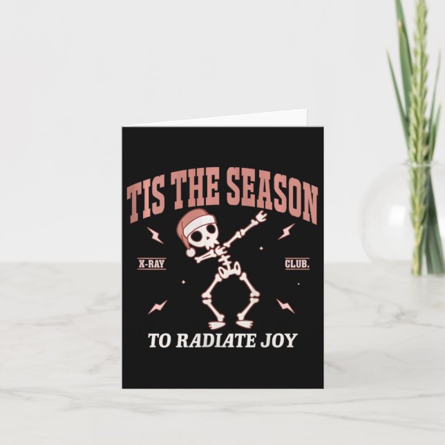 Könsradiolog Jul - Joy Rad Tech Radiolog Kort (Framsida)