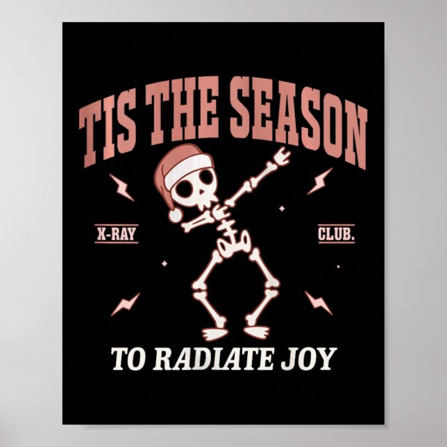 Könsradiolog Jul - Joy Rad Tech Radiolog Poster (Framsidan)