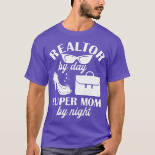 Könsrealtor per dag Toppen Mamma efter nattverksta T Shirt