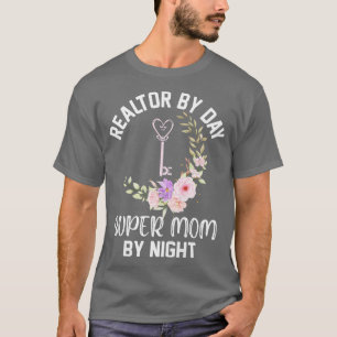 Könsrealtor per dag Toppen Mamma efter nattverksta T Shirt