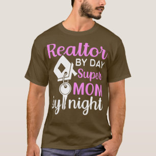 Könsrealtor per dag Toppen Mamma efter nattverksta T Shirt