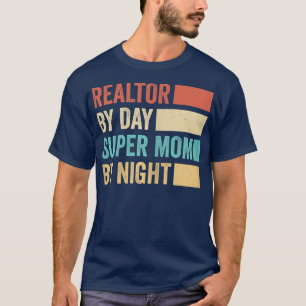 Könsrealtor per dag Toppen Mamma efter nattverksta T Shirt