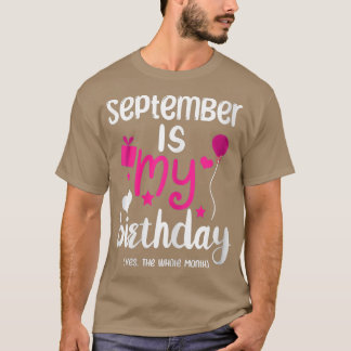 Könsseptember är min födelsedag Jorden T Shirt