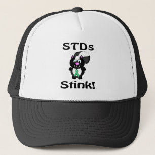  Könssjukdomar Stinker Illvarig Medvetenhet Design Truckerkeps