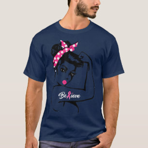 Könssjukdomskänsla bära rosa krigare bröstcancer t shirt