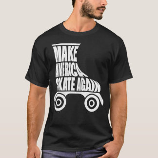 Könsskal Återigen Roller Skalning Cute T Shirt