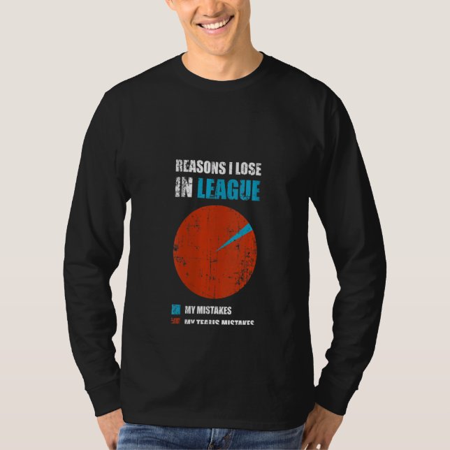 Könsskäl som jag förlorade i spelspelarlegenden på t shirt (Framsida)