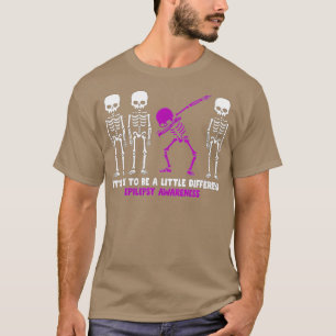 Könsskillnader Skeleton Epilepsy Medvetenhet Mamma T Shirt