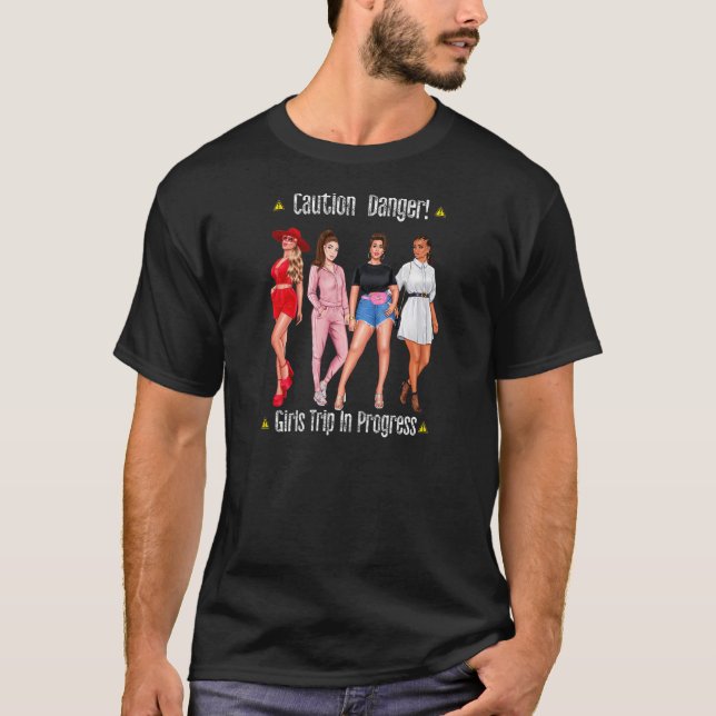 Könssofti Girls Vacation Helg Away Resa Diva T Shirt (Framsida)