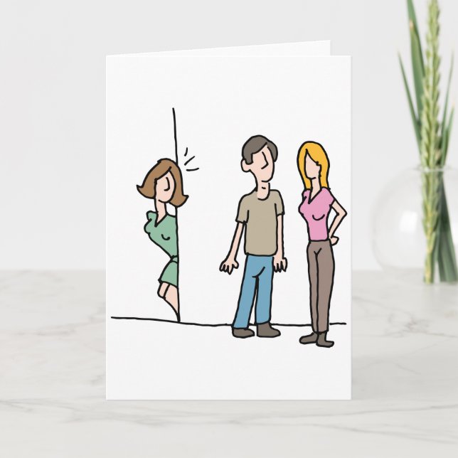 Könsspionage på pojkvän kort (Framsida)