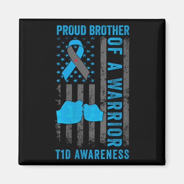 Könsstoftbroder av typ 1 av T1d-kritiker Magnet (Framsidan)