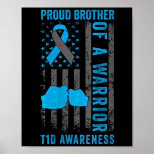 Könsstoftbroder av typ 1 av T1d-kritiker Poster