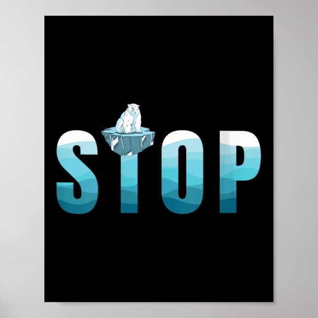 Könsstopp Polarna för havsförorening Poster (Framsidan)