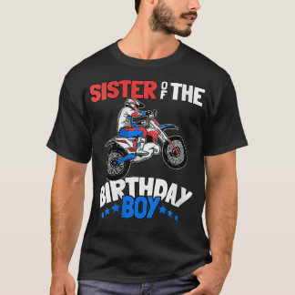 Könssyster från Birthday Boy Funny Kids Dirt Bike T Shirt