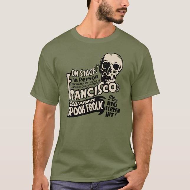 Konst 1941 för affisch för Francisco spökeShow Tee Shirt (Framsida)