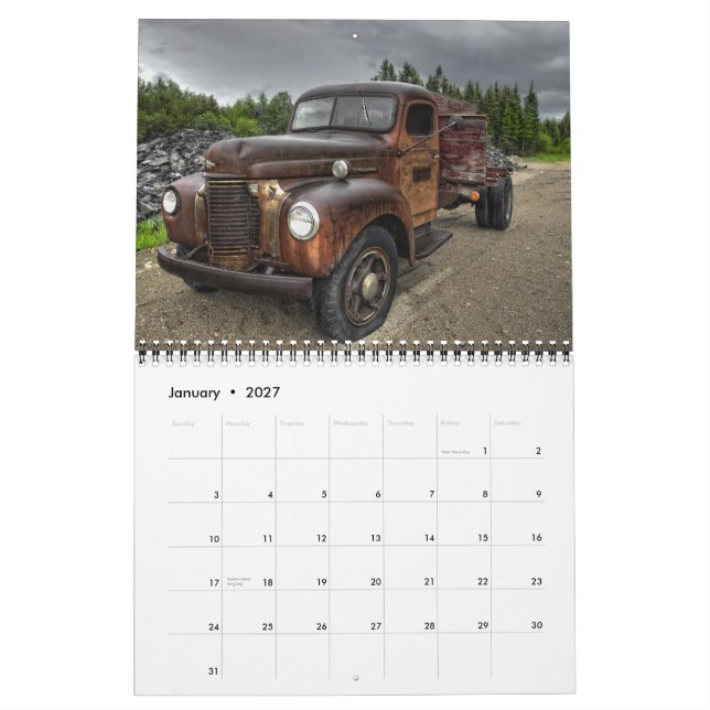 Konst 2010 landskap kalender (Jan 2027)