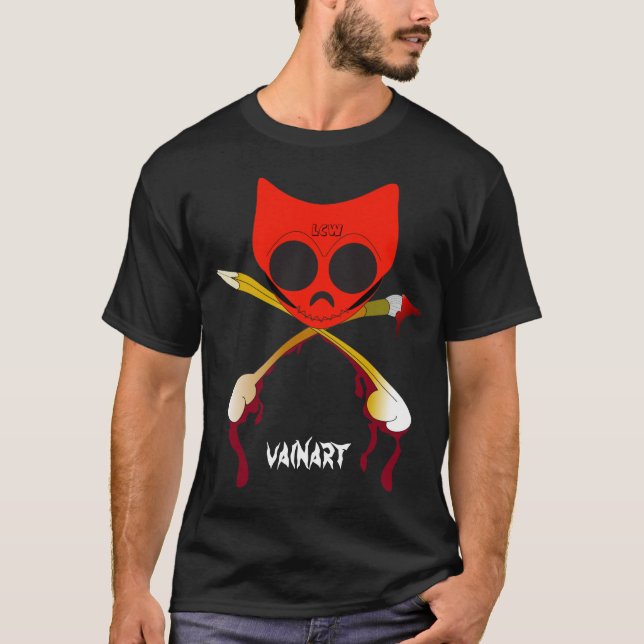 konst-ansikte tee shirt (Framsida)