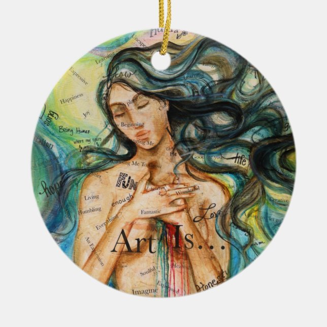 "Konst är.." Art Ornament (Framsidan)