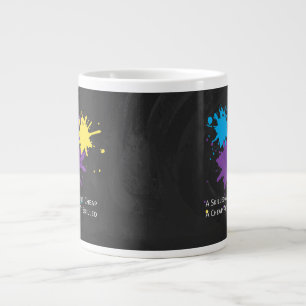 Konst är inte billig jumbo mugg