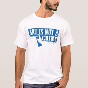 Konst är inte ett brott tee shirt