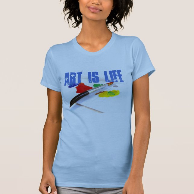 Konst är liv t-shirt (Framsida)