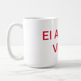 Konst är livet kaffemugg