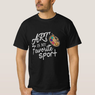 Konst är min favorit sport t shirt